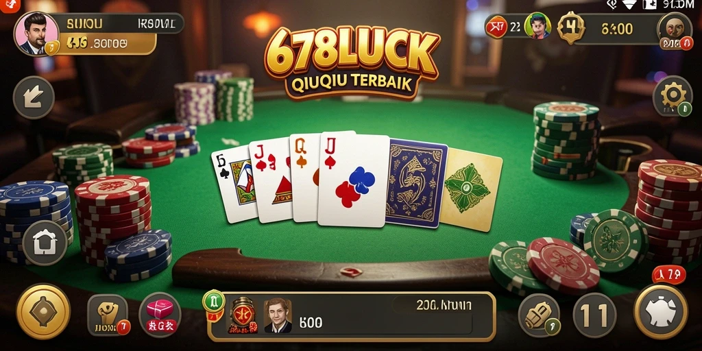 Tampilan gameplay menarik dari 678LUCK QiuQiu.