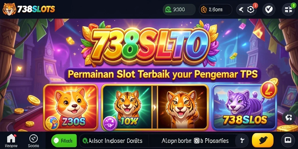 Tampilan gameplay menakjubkan di 738SLOTS dengan mesin slot menarik.