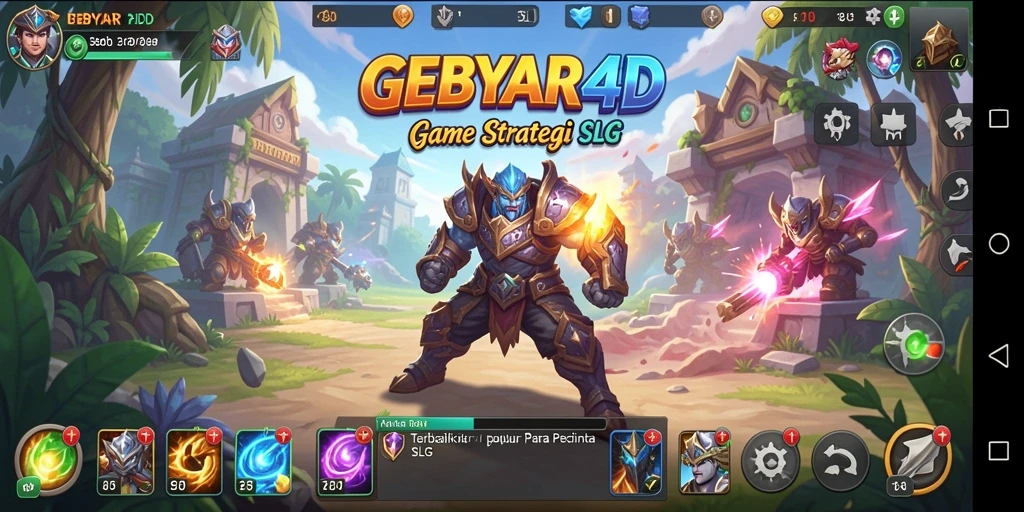 Tampilan gameplay GEBYAR4D yang menarik dan penuh strategi.