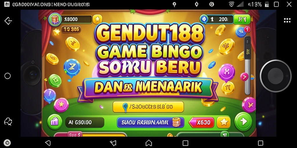 Tampilan permainan Bingo GENDUT188 yang seru dan menarik.