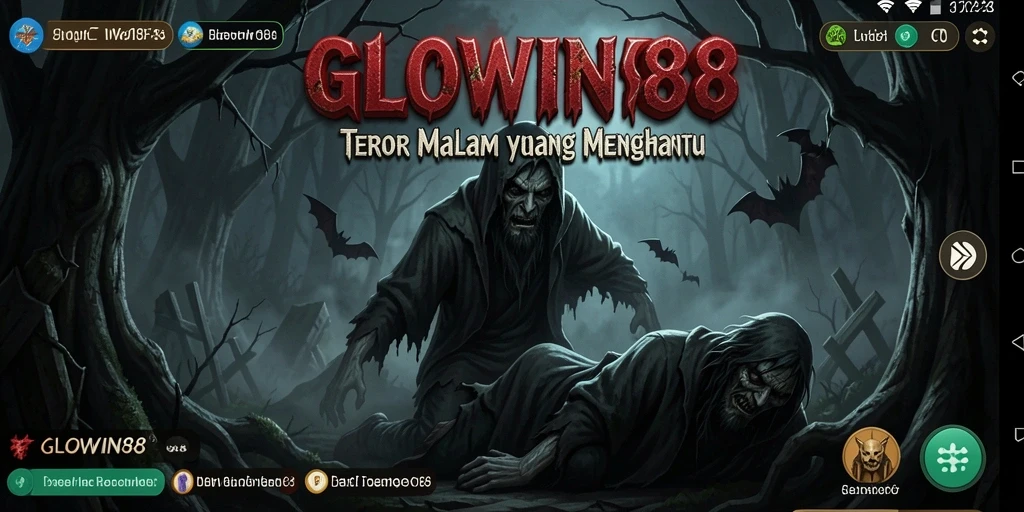 Screenshot GLOWIN88 menampilkan suasana mencekam dan gameplay yang menegangkan.