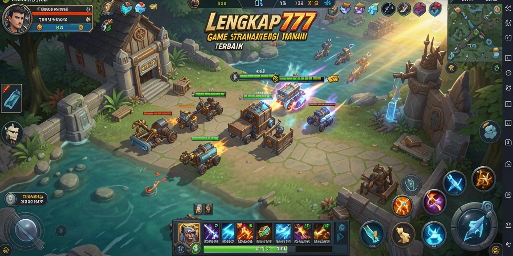 Tangkapan layar LENGKAP777 menunjukkan aksi pertarungan yang seru di dalam game SLG.