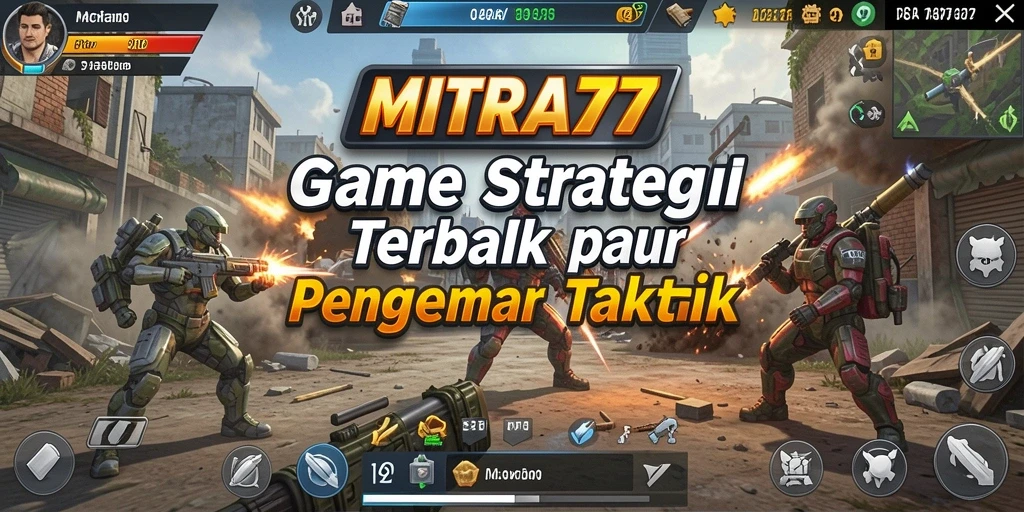 Tampilan dinamika pertempuran strategis dalam MITRA77.