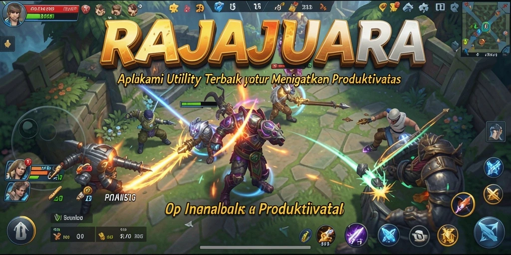 Tampilan antarmuka aplikasi RAJAJUARA yang sederhana dan fungsional.