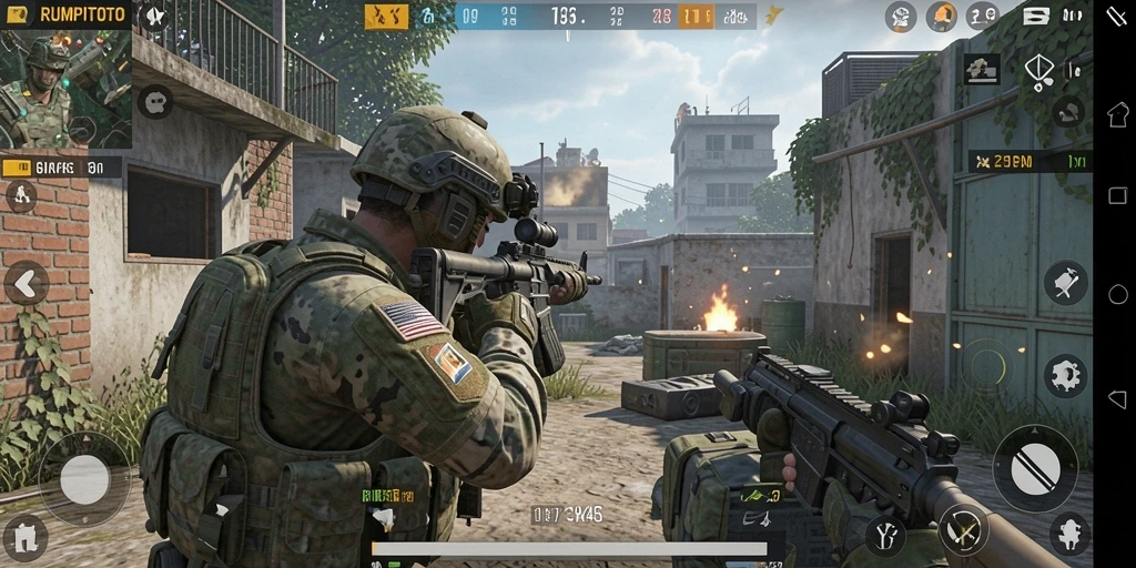 Tampilan screenshot utama dari gameplay RUMPITOTO yang mendebarkan.