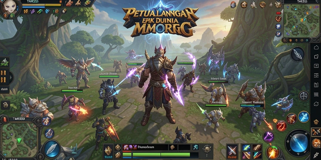 Tampilan gameplay TAR555 dengan pertempuran yang seru dan grafik menawan.