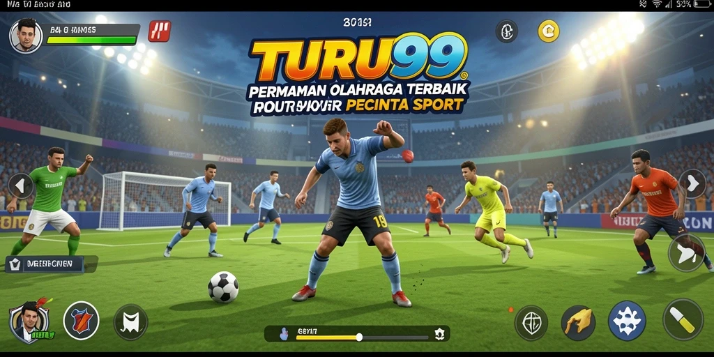 Screenshot TURU99 menampilkan pertandingan seru dengan grafis memukau.